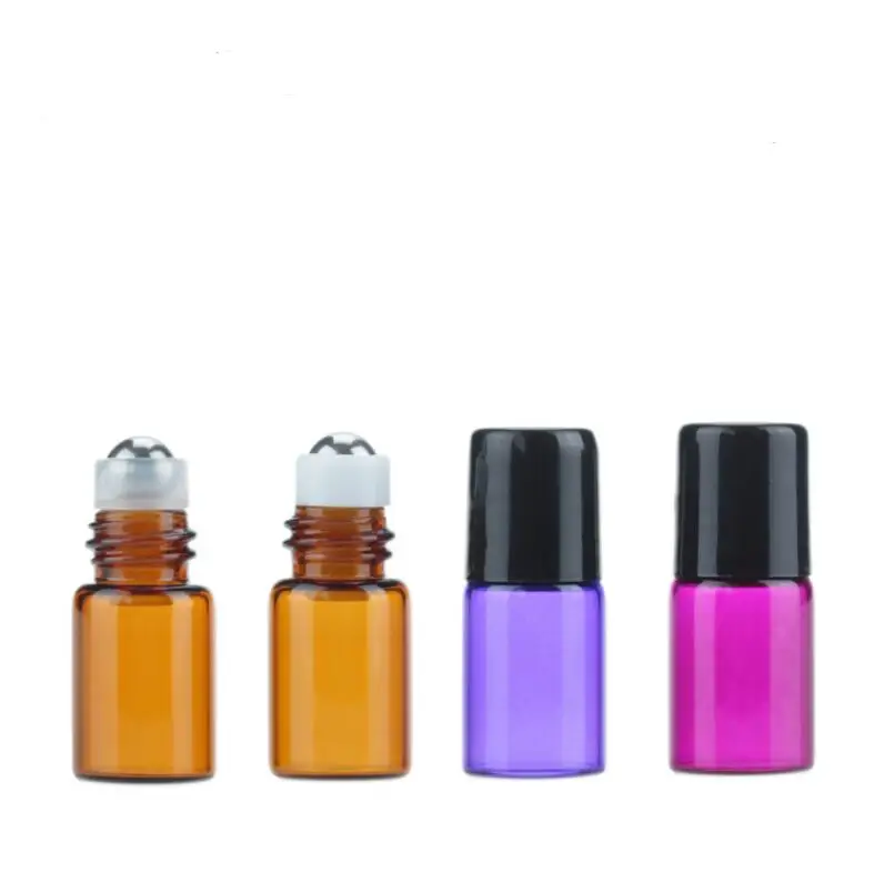 Wholesale 1ml 2ml Metal Roller Bottles For Essential Oils Mini Glass Roll On Bottles With Black Lid
Wholesale 1ml 2ml Metal Roller Bottles For Essential Oils Mini Glass Roll On Bottles With Black Lid