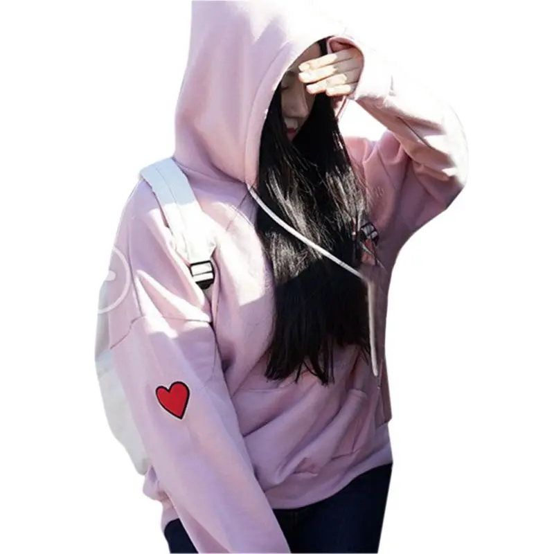 EFINNY Fashion Heart Embroidery Hooded Long Sleeve Korean Sweatshirt Women Hoodies Sweatshirts Casual Clothing 2XL
EFINNY Fashion Heart Embroidery Hooded Long Sleeve Korean Sweatshirt Women Hoodies Sweatshirts Casual Clothing 2XL