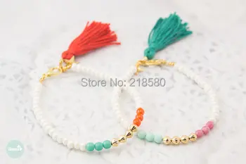 H-B72 Two Colors Trible Jewelry Gold Silver Tube Bracelet Pink Seed Beaded Tassel Bracelet
H-B72 Two Colors Trible Jewelry Gold Silver Tube Bracelet Pink Seed Beaded Tassel Bracelet