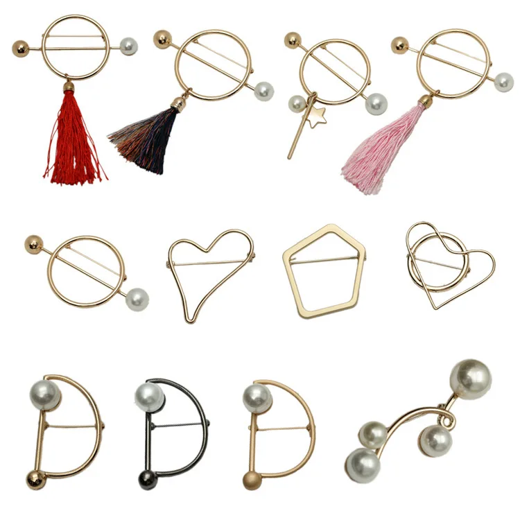 Women Pearl Brooches tassel Fixed Bib Slip Non-slip Pins Buckle Simple Brooch Cardigan Clip Safety Lapel Pin Clothes Accessories
Women Pearl Brooches tassel Fixed Bib Slip Non-slip Pins Buckle Simple Brooch Cardigan Clip Safety Lapel Pin Clothes Accessories