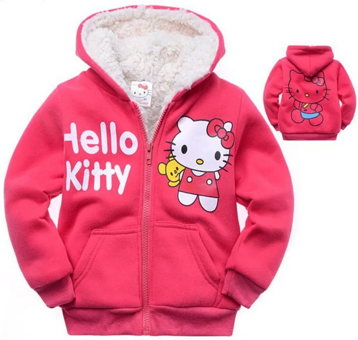 Baby Girls Cartoon Pirnted Hello Kitty Winter coat children's outerwear girls cotton thick warm hooded jacket kids Girls clothes
Baby Girls Cartoon Pirnted Hello Kitty Winter coat children's outerwear girls cotton thick warm hooded jacket kids Girls clothes