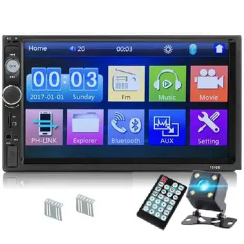 7010B 2 Din Car Radio 7Inch Player Mp5 Contact Screen Bluetooth Multimedia Mirror Android Car Backup Camera Monitor(4Led)
7010B 2 Din Car Radio 7Inch Player Mp5 Contact Screen Bluetooth Multimedia Mirror Android Car Backup Camera Monitor(4Led)