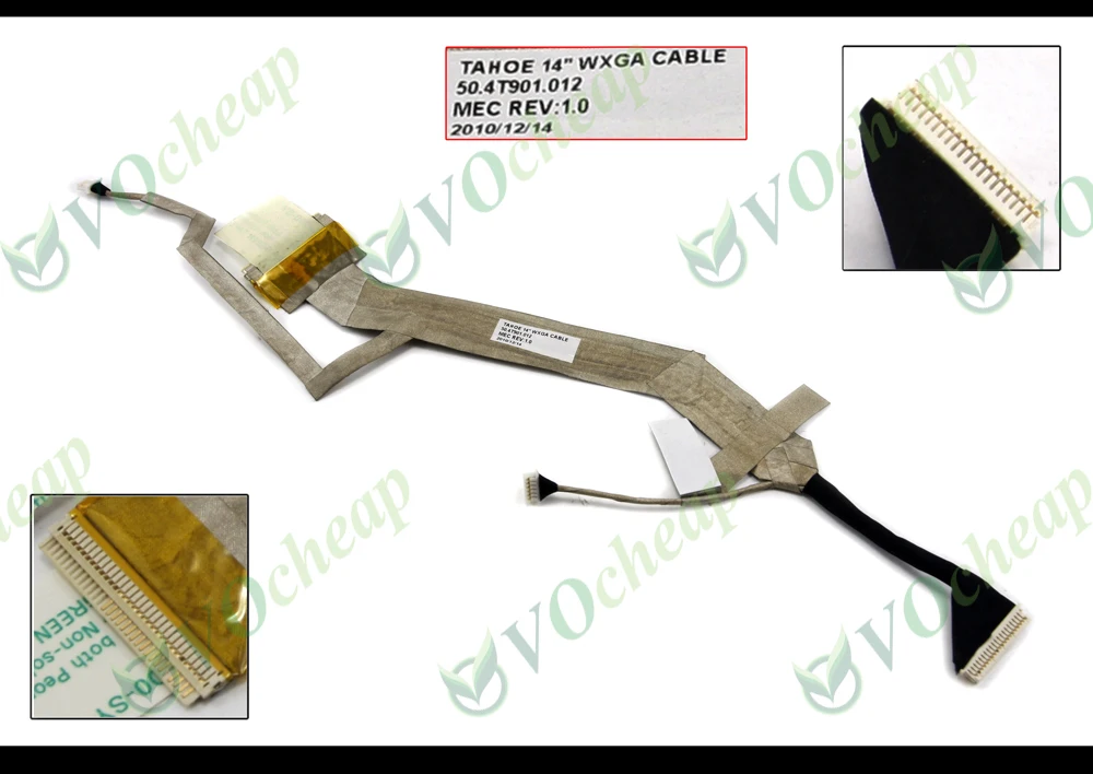 New LCD LVDS Video cable for Acer Aspire 4310 4315 4710 4710G 4710Z 4715Z 4920 4920G (14") - 50.4T901.012 50.4T901.001
New LCD LVDS Video cable for Acer Aspire 4310 4315 4710 4710G 4710Z 4715Z 4920 4920G (14") - 50.4T901.012 50.4T901.001