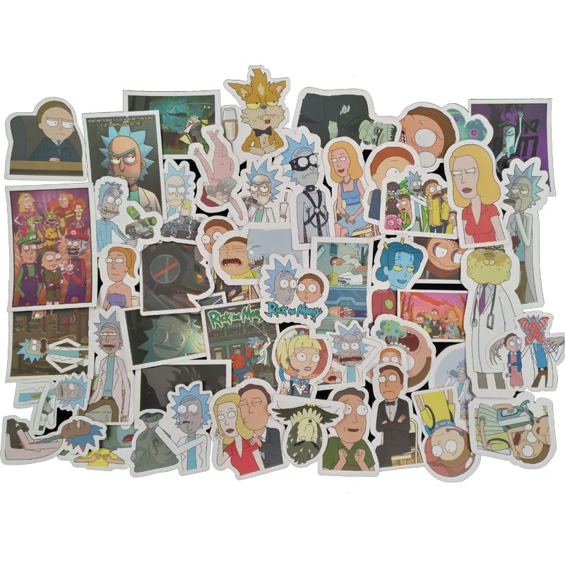 49Pcs/lot Drama Rick and Morty Sticker [ Pack of 3 ]