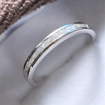 Solid 925 Sterling Silver Ring White Gold Color Setting 0.55Ct Princess Cut Synthetic Diamonds Ring for Anniversary
Solid 925 Sterling Silver Ring White Gold Color Setting 0.55Ct Princess Cut Synthetic Diamonds Ring for Anniversary
