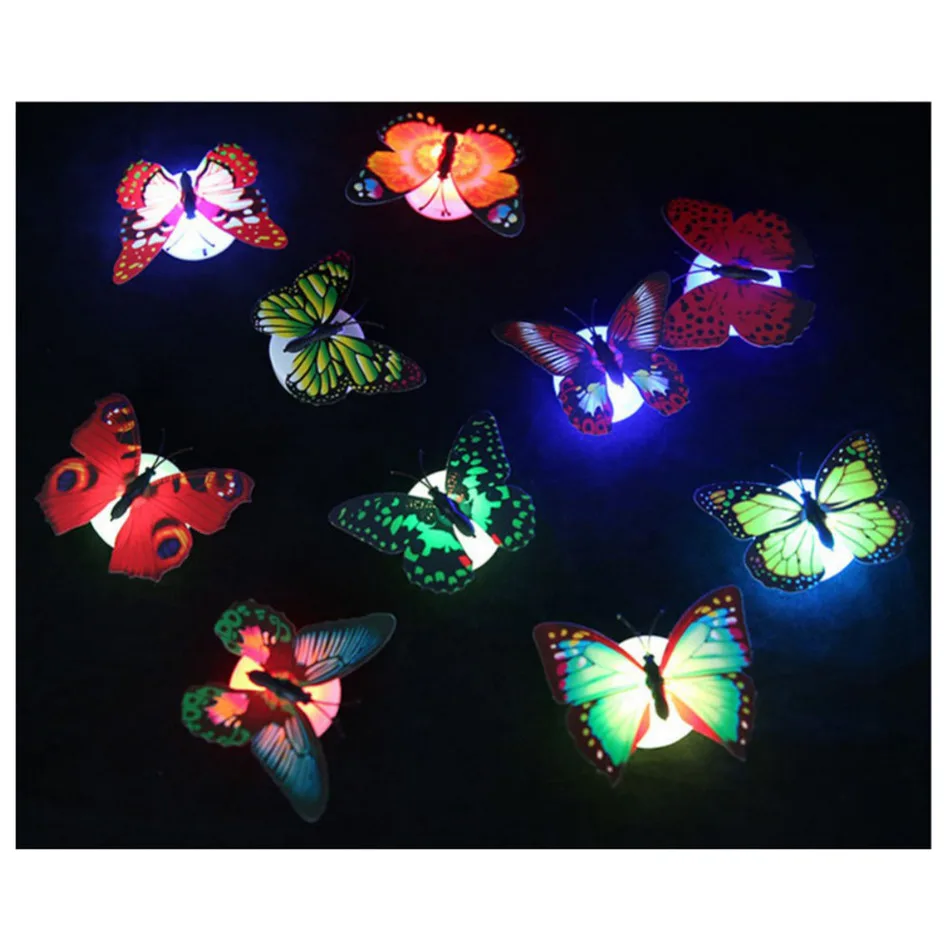Colorful LED Night Lights LED Paste Flowers Butterfly Sucker Creative Night Light Simple Energy-Saving Decorative Wall Sconce
Colorful LED Night Lights LED Paste Flowers Butterfly Sucker Creative Night Light Simple Energy-Saving Decorative Wall Sconce