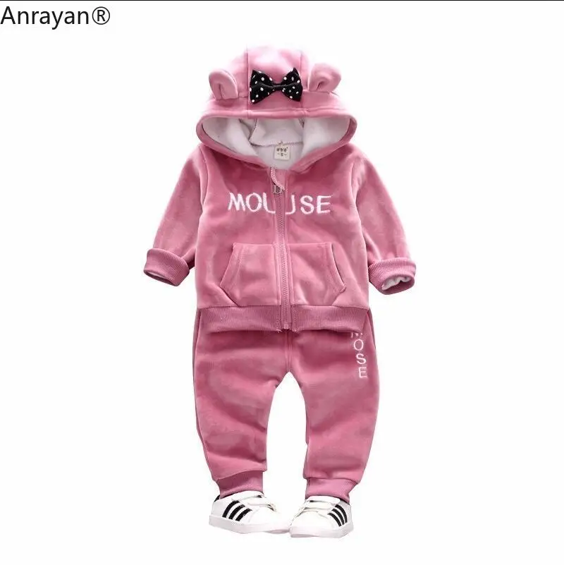 Autumn Winter Baby Girls Clothing Sets Kids Casual Letter Bow Hooded Velvet Children's Sports Suits Clothes 1-4 Years SUIT SET
Autumn Winter Baby Girls Clothing Sets Kids Casual Letter Bow Hooded Velvet Children's Sports Suits Clothes 1-4 Years SUIT SET