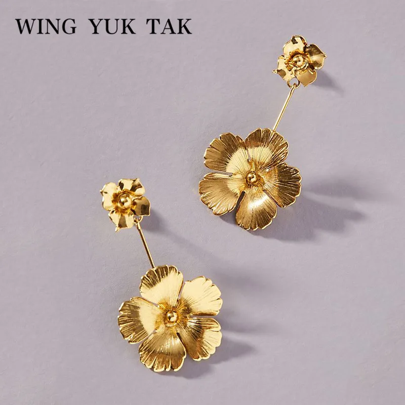2019 New Gold Color Butterfly Flower Earrings Hot Sales Fashion Punk Style Statement Earrings For Women
2019 New Gold Color Butterfly Flower Earrings Hot Sales Fashion Punk Style Statement Earrings For Women