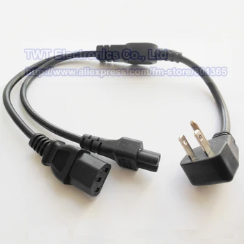USA Canada 2 in 1 Power Cable,US Nema 5-15P Male Plug to IEC 320 C13 + C5 Y Splitter Power Cord ,5pcs , Free shipping
USA Canada 2 in 1 Power Cable,US Nema 5-15P Male Plug to IEC 320 C13 + C5 Y Splitter Power Cord ,5pcs , Free shipping