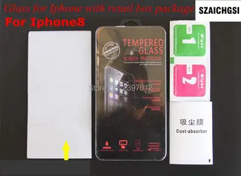 SZAICHGSI wholesale 500pcs/lot 9H 0.26mm tempered glass screen protector for apple iphone8 with retail box package
SZAICHGSI wholesale 500pcs/lot 9H 0.26mm tempered glass screen protector for apple iphone8 with retail box package