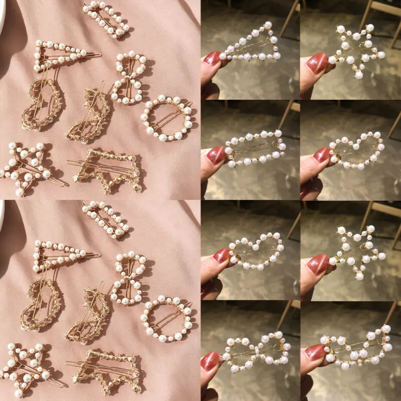 2019 Hot Fashion 7 Styles Women Pearl Hair Clip Snap Hair Barrette Stick Hairpin Hair Styling Accessories For Girls Dropshipping
2019 Hot Fashion 7 Styles Women Pearl Hair Clip Snap Hair Barrette Stick Hairpin Hair Styling Accessories For Girls Dropshipping