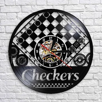 Vinyl Record Wall Clock Checkers Game Silhouette Icon Wall Clocks Vintage Decorative Wall Watch Clocks For Living Room
Vinyl Record Wall Clock Checkers Game Silhouette Icon Wall Clocks Vintage Decorative Wall Watch Clocks For Living Room