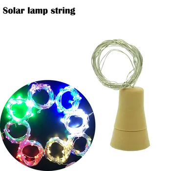 5PCS 10 Leds Glass Wine Solar LED String Light Cork Shaped Wine Bottle Stopper Light Lamp Christmas Party Decoration
5PCS 10 Leds Glass Wine Solar LED String Light Cork Shaped Wine Bottle Stopper Light Lamp Christmas Party Decoration