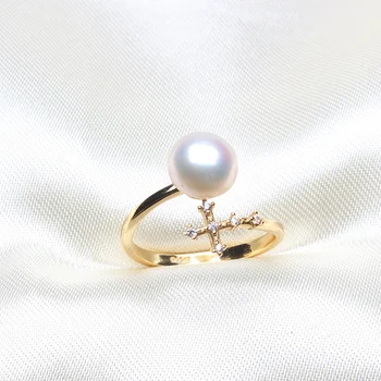 Genuine S925 sterling silver cross adjustable size pearl Open Size Rings DIY Findings&Components Free shipping JZT-2006
Genuine S925 sterling silver cross adjustable size pearl Open Size Rings DIY Findings&Components Free shipping JZT-2006