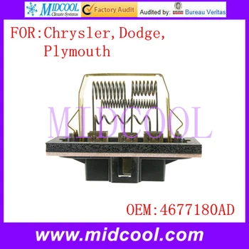 New Blower Motor Resistor use OE NO. 4677180AD 4677180AB for Chrysler Dodge Plymouth
New Blower Motor Resistor use OE NO. 4677180AD 4677180AB for Chrysler Dodge Plymouth