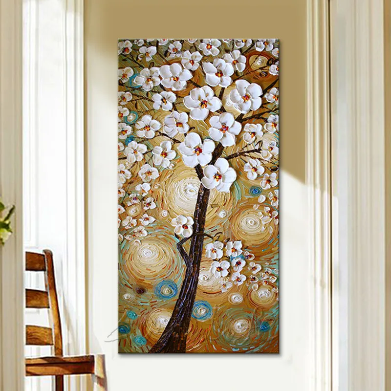 Canvas Painting Hand Painted palette knife 3D texture Flower Tree Wall Pictures For Living Room Christmas decorations for home11
Canvas Painting Hand Painted palette knife 3D texture Flower Tree Wall Pictures For Living Room Christmas decorations for home11
