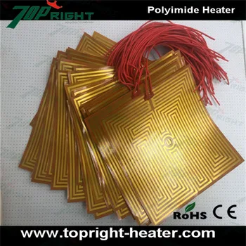 12v 400w300*300mm polyimide film heater, electric polyimide heater
12v 400w300*300mm polyimide film heater, electric polyimide heater