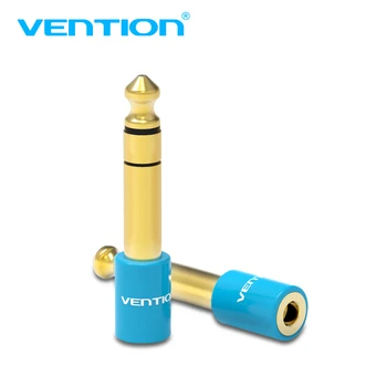 Vention 6.35mm 1/4" Male To 3.5mm 1/8" Female Audio Adapter 6.35 to 3.5 Jack Stereo Converter For Headphone Microphone 1PC
Vention 6.35mm 1/4" Male To 3.5mm 1/8" Female Audio Adapter 6.35 to 3.5 Jack Stereo Converter For Headphone Microphone 1PC
