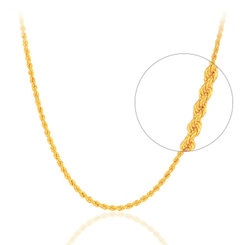 RINYIN Fine Jewelry Genuine 18K Yellow Gold Necklace Pure AU750 Twisted Singapore Chain 16" 18" Inches
RINYIN Fine Jewelry Genuine 18K Yellow Gold Necklace Pure AU750 Twisted Singapore Chain 16" 18" Inches