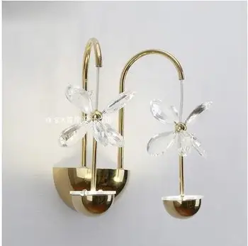 Butterfly flower crystal wall lamp bedroom bedside living room postmodern minimalist Nordic led American wall lamp
Butterfly flower crystal wall lamp bedroom bedside living room postmodern minimalist Nordic led American wall lamp