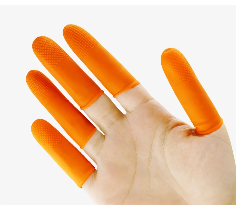 100PCS Particles Anti-slip rubber finger sets Thickened pits Slip Counting print Protective labor supplies Protective Fingertip
100PCS Particles Anti-slip rubber finger sets Thickened pits Slip Counting print Protective labor supplies Protective Fingertip