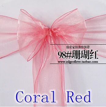 Coral Red color Organza sash chair sash crystal sash wedding party hotel show decoration shimmer shiny bow tie chair band
Coral Red color Organza sash chair sash crystal sash wedding party hotel show decoration shimmer shiny bow tie chair band
