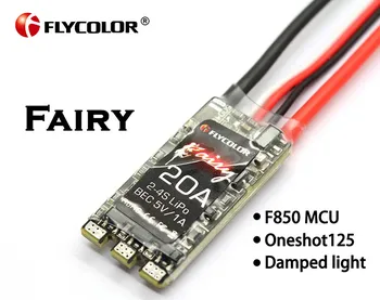 Flycolor Fairy 20A Brushless ESC Speed Controller for QAV210 215 210 FPV RC Quadcopter Drone Spare Parts F21266
Flycolor Fairy 20A Brushless ESC Speed Controller for QAV210 215 210 FPV RC Quadcopter Drone Spare Parts F21266