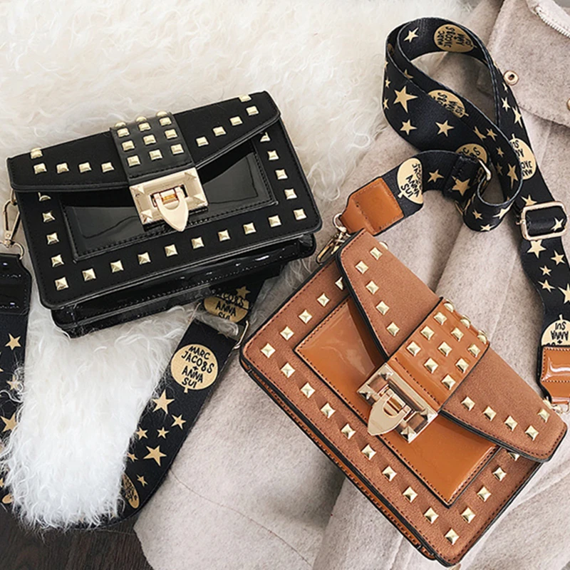 INS Style HOT Sale Women Retro Crossobdy Bag Embroidered Handbag Square Diamond Rivets Wide Straps Shoulder Messenger Bag Female 
INS Style HOT Sale Women Retro Crossobdy Bag Embroidered Handbag Square Diamond Rivets Wide Straps Shoulder Messenger Bag Female