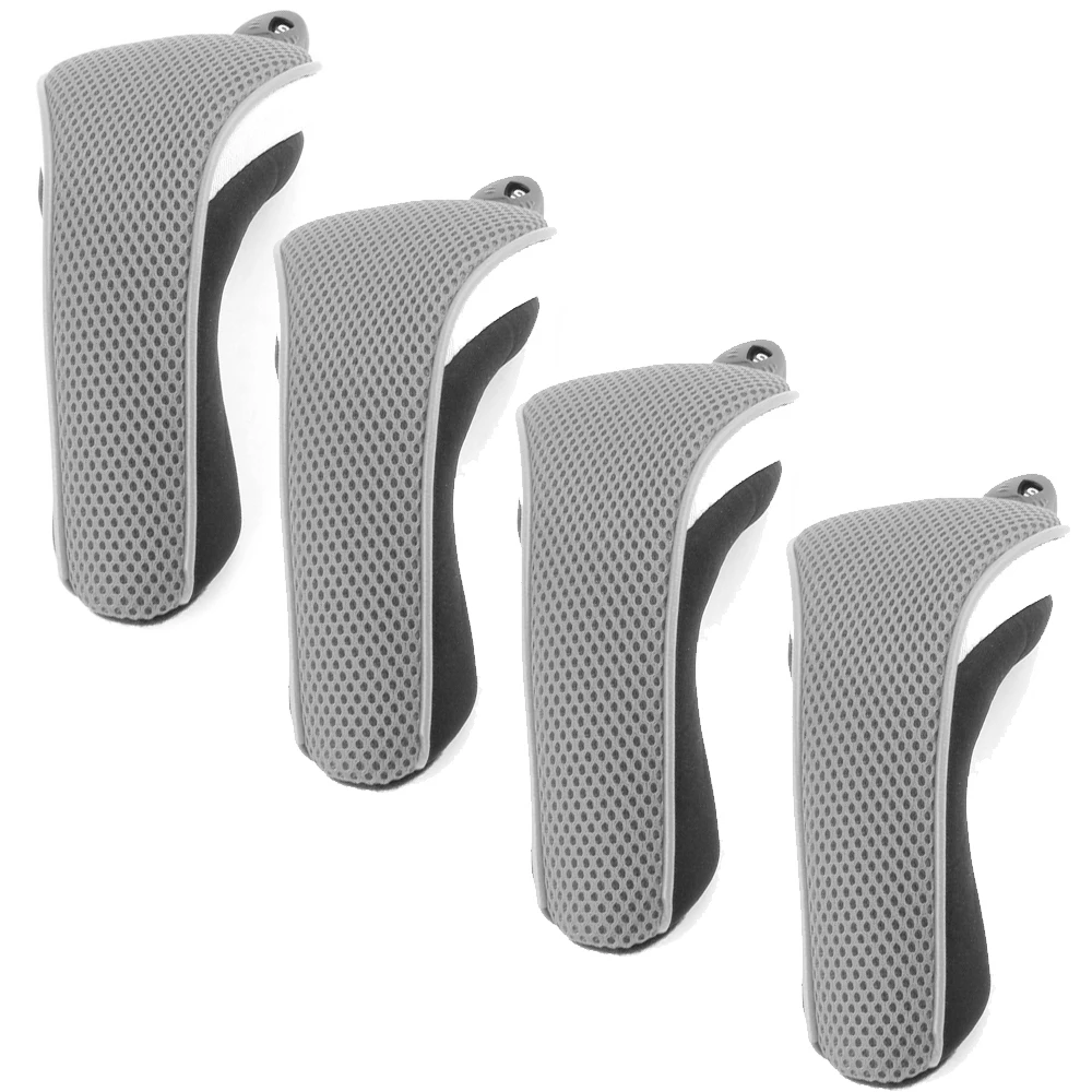 4pcs Black & Grey Golf Head Cover for Hybrid UT Headcovers Mesh Material Number Tag Free Shipping
4pcs Black & Grey Golf Head Cover for Hybrid UT Headcovers Mesh Material Number Tag Free Shipping