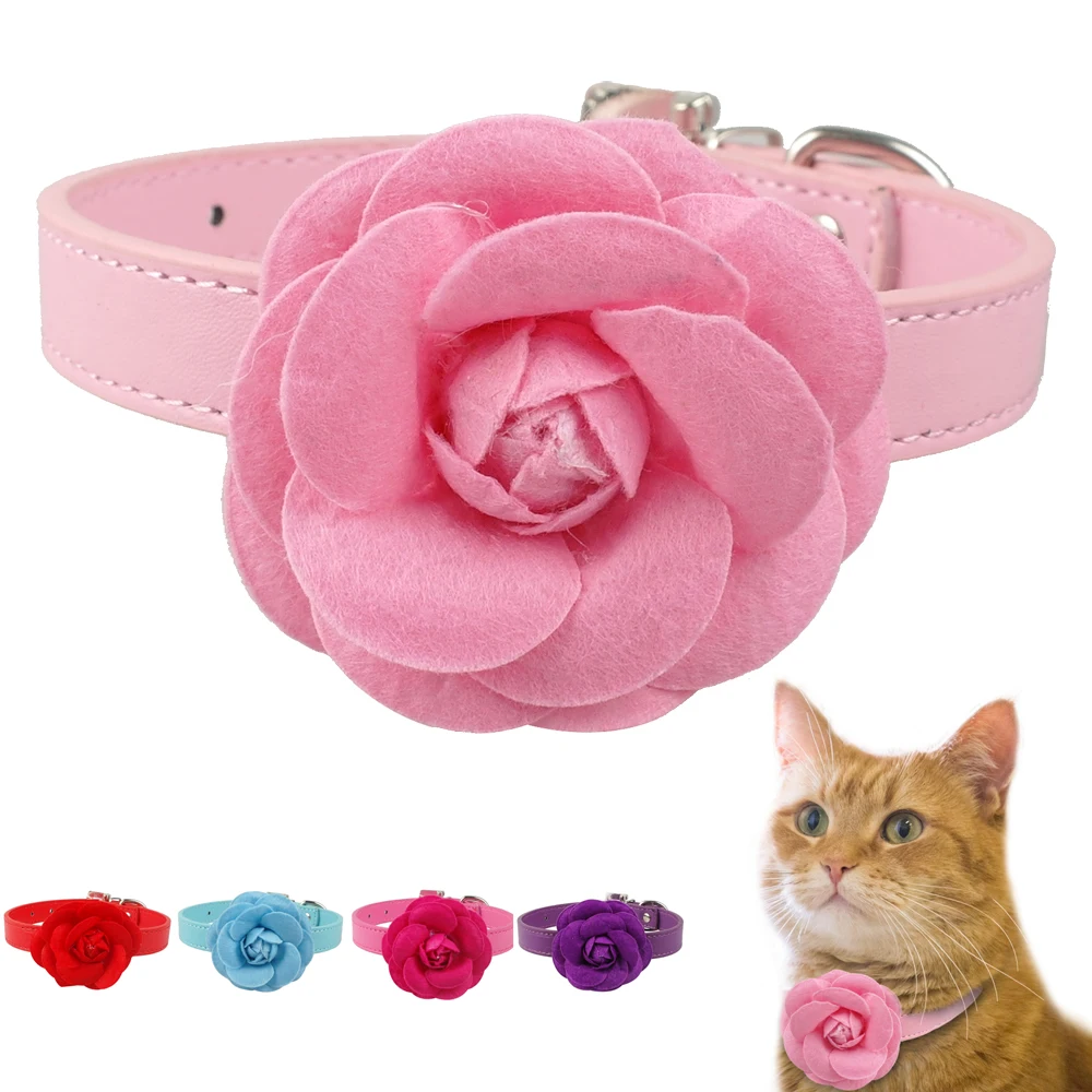 Pet Dog Cat Leather Collar Adjustable Kitten Puppy Collars Flower Rhinestone Necklace For Small Medium Dogs Cats Chihuahua Pink
Pet Dog Cat Leather Collar Adjustable Kitten Puppy Collars Flower Rhinestone Necklace For Small Medium Dogs Cats Chihuahua Pink