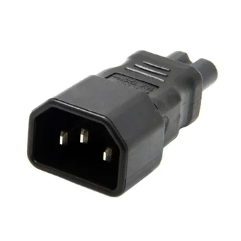UL Approved Standard Molded IEC 320 C14 Socket to IEC C7 Plug AC Power Adapter Set
UL Approved Standard Molded IEC 320 C14 Socket to IEC C7 Plug AC Power Adapter Set