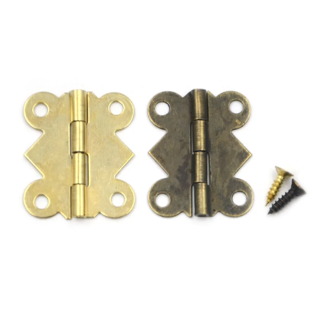 10pcs 25*20mm 180 Degrees Mix 2 colors Butterfly Iron Hinges Cabinet Drawer Door with Screw
10pcs 25*20mm 180 Degrees Mix 2 colors Butterfly Iron Hinges Cabinet Drawer Door with Screw