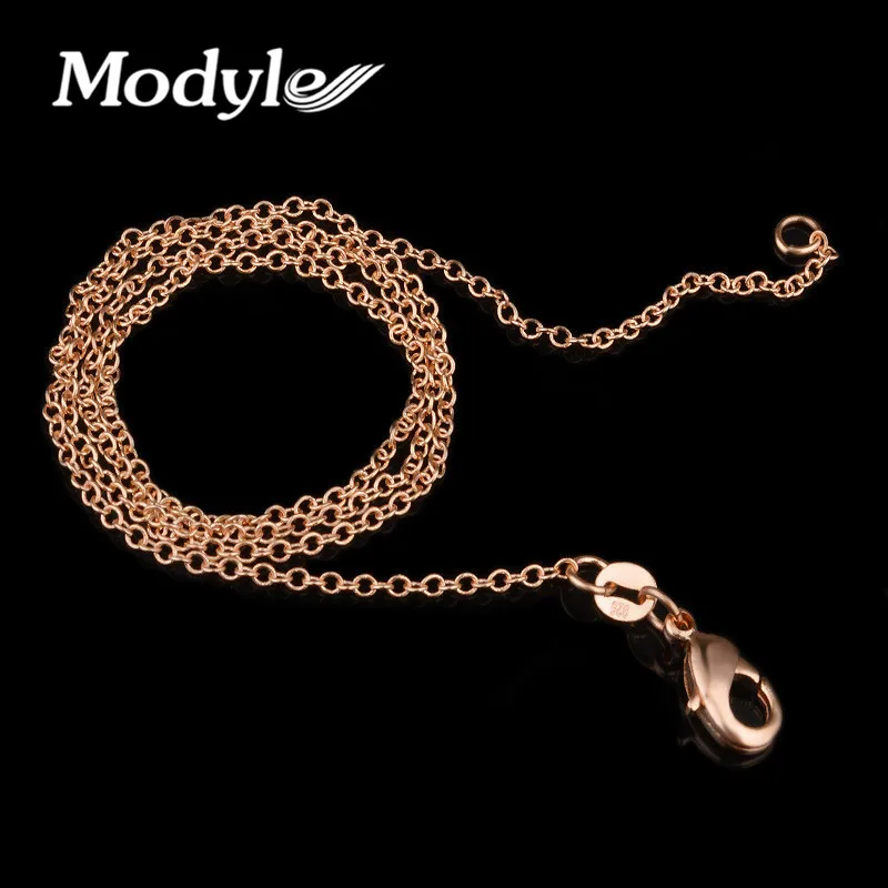 Modyle Silver/Gold/Rose Gold Color Woman O Link Chain Necklace Fashion Jewelry 18-30inch
Modyle Silver/Gold/Rose Gold Color Woman O Link Chain Necklace Fashion Jewelry 18-30inch