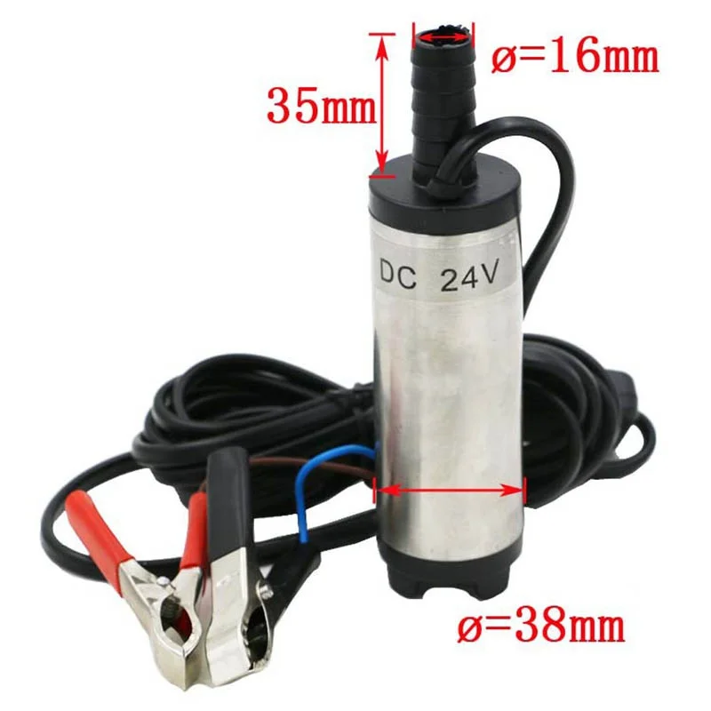 24V DC Diesel Fuel Water Oil Car Camping Fishing Submersible Transfer Pump | Обустройство дома