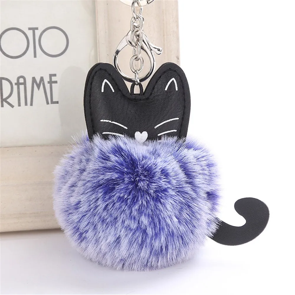 8CM Cute Cat Keychain Pendant Women Key Ring Holder Pompoms Key Chains Festival Gift Colgante Llavero free shipping W
8CM Cute Cat Keychain Pendant Women Key Ring Holder Pompoms Key Chains Festival Gift Colgante Llavero free shipping W