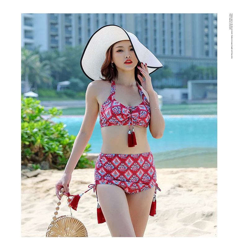 Kyncilor Swimsuit 2019 New Separate High-waist Bikini Sexy Revealed-back Printed Small Chest Collection Three-piece Set
Kyncilor Swimsuit 2019 New Separate High-waist Bikini Sexy Revealed-back Printed Small Chest Collection Three-piece Set