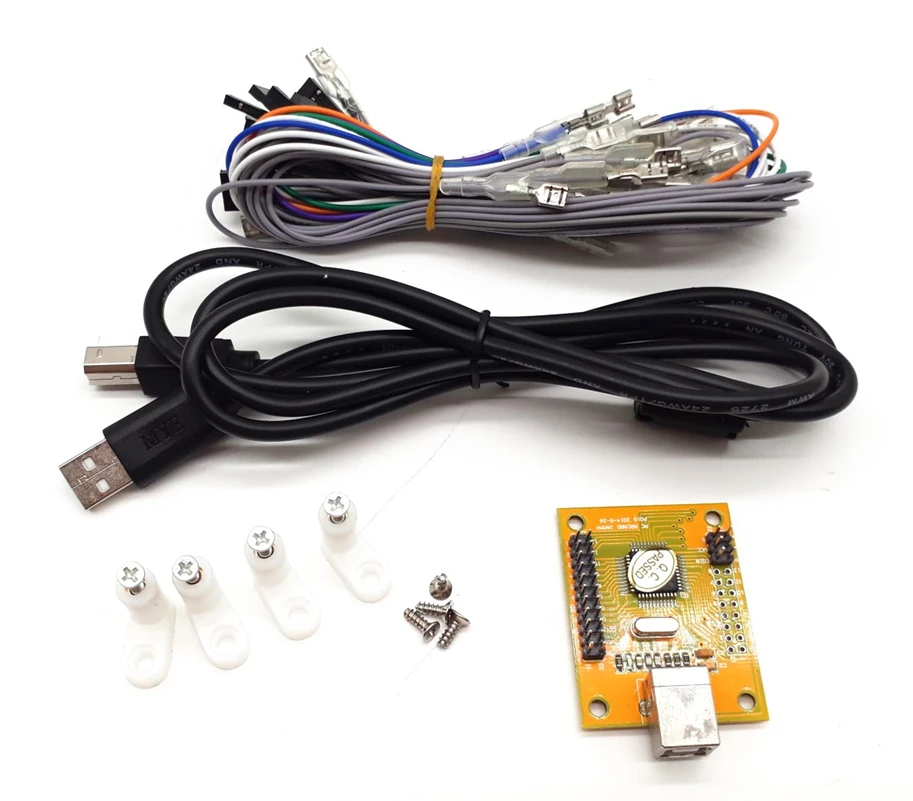 Juyao single player 2 IN 1 Arcade to USB controller for PC / P 3 MAME Multicade Keyboard Encoder
Juyao single player 2 IN 1 Arcade to USB controller for PC / P 3 MAME Multicade Keyboard Encoder