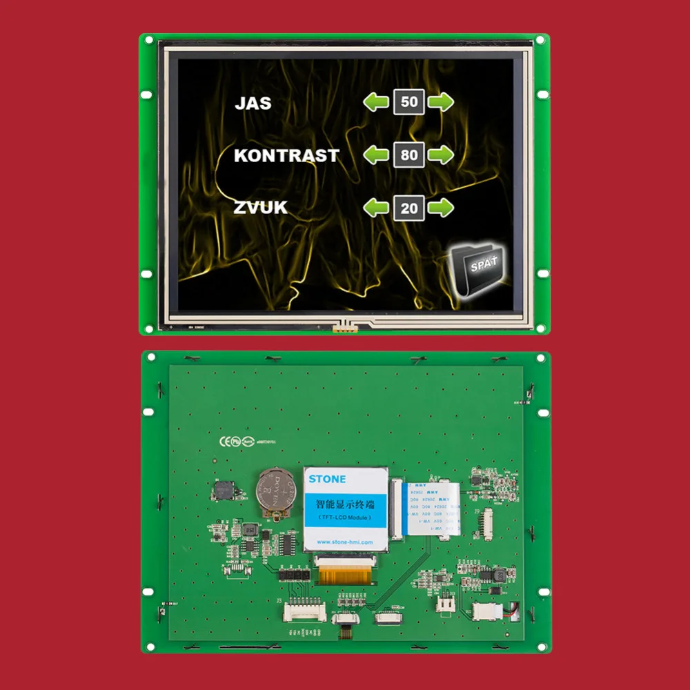 8.0" TFT Touch Screen Color Monitor with Serial Interface Support Any Microcontroller 100PCS
8.0" TFT Touch Screen Color Monitor with Serial Interface Support Any Microcontroller 100PCS