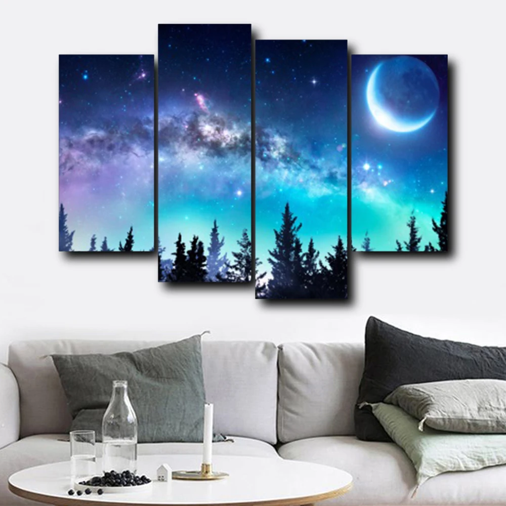 Laeacco 4 Panel Wall Art Cartoon Night City Building Posters and Prints Living Room Nordic Home Decor Vintage Canvas Painting
Laeacco 4 Panel Wall Art Cartoon Night City Building Posters and Prints Living Room Nordic Home Decor Vintage Canvas Painting