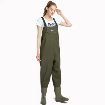 High-Jump 0.9mm Unisex Siamese Fishing Waders PVC Breathable Chest Height Waterproof Overalls Dichotomanthes End Fishing Waders
High-Jump 0.9mm Unisex Siamese Fishing Waders PVC Breathable Chest Height Waterproof Overalls Dichotomanthes End Fishing Waders