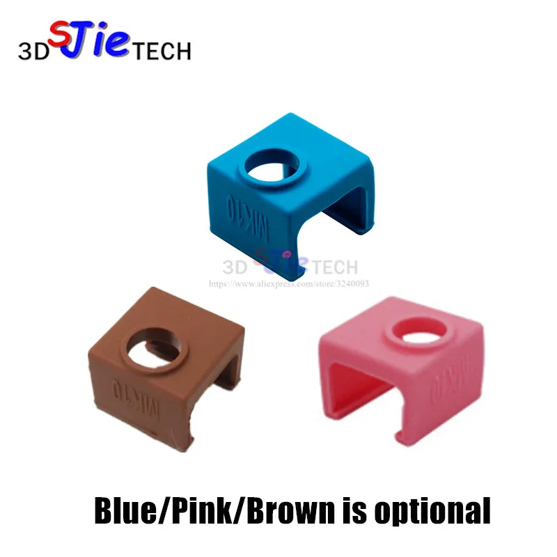 MK10 Silicone Socks instead ceramic insulation Blue/Pink/brown for Wanhao i3/ Flashforge SILICONE HEATER BLOCK COVER
MK10 Silicone Socks instead ceramic insulation Blue/Pink/brown for Wanhao i3/ Flashforge SILICONE HEATER BLOCK COVER