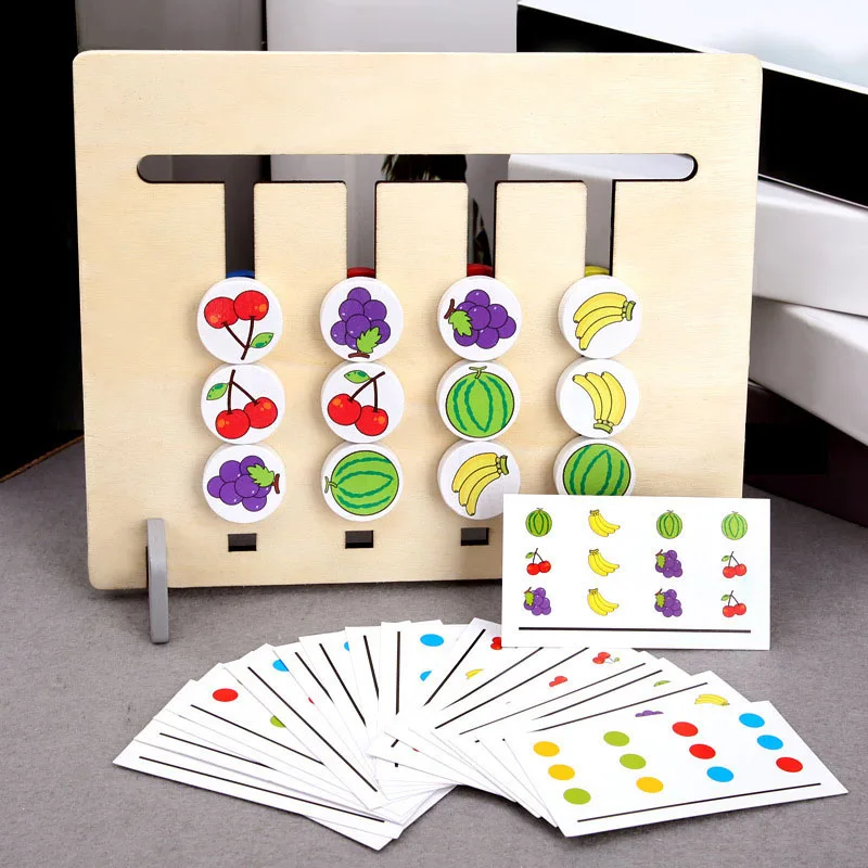 Kids Toys Montessori Educational Wooden Toys Color Fruit Matching Cognition Game Training Teaching Educational Toys For Children
Kids Toys Montessori Educational Wooden Toys Color Fruit Matching Cognition Game Training Teaching Educational Toys For Children