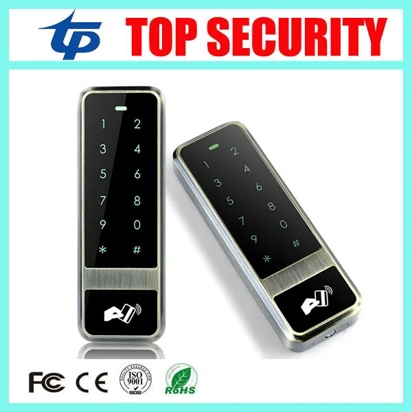Surface Waterproof Touch Keypad Door Access Control Reader 125KHZ RFID Card Access Control System Can Copy Dates M12-D
Surface Waterproof Touch Keypad Door Access Control Reader 125KHZ RFID Card Access Control System Can Copy Dates M12-D