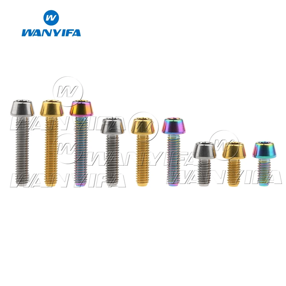 Wanyifa M4x8 15 20mm Allen Key Taper Head Titanium Bolt Screw for Bicycle Brake Bike Part
Wanyifa M4x8 15 20mm Allen Key Taper Head Titanium Bolt Screw for Bicycle Brake Bike Part