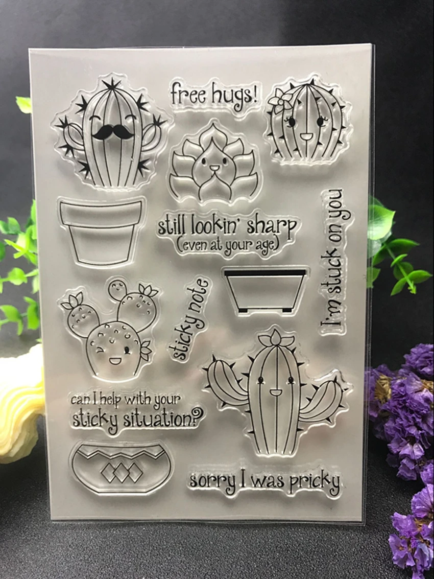 The cactus Transparent Clear Silicone Stamp/Seal for DIY scrapbooking/photo album Decorative clear stamp sheets
The cactus Transparent Clear Silicone Stamp/Seal for DIY scrapbooking/photo album Decorative clear stamp sheets