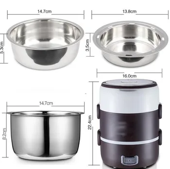 Portable Electric Heated Heating Lunch rice Box Bento Box Top Quality Healthy Food Warmer Container For Easy Carry Tools 12V
Portable Electric Heated Heating Lunch rice Box Bento Box Top Quality Healthy Food Warmer Container For Easy Carry Tools 12V