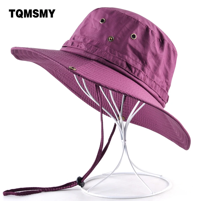 

TQMSMY Unisex sun hats for women Summer Bucket Hat Men's Wide Brim Anti-UV caps Solid color Bob bone outdoor Fishing cap for men