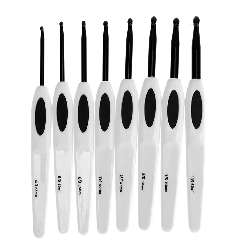 8Pcs/set Aluminium Crochet Hooks Plastic Weave Yarn Craft Needlework Knitting Needles Tool Set Household Sewing Accessories
8Pcs/set Aluminium Crochet Hooks Plastic Weave Yarn Craft Needlework Knitting Needles Tool Set Household Sewing Accessories