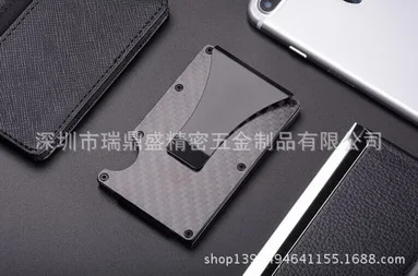 by dhl 50pcs Carbon Fiber Metal Wallet Mini Money Clip Brand Credit Card ID Holder With Anti-chief Card Wallet Porte Carte
by dhl 50pcs Carbon Fiber Metal Wallet Mini Money Clip Brand Credit Card ID Holder With Anti-chief Card Wallet Porte Carte