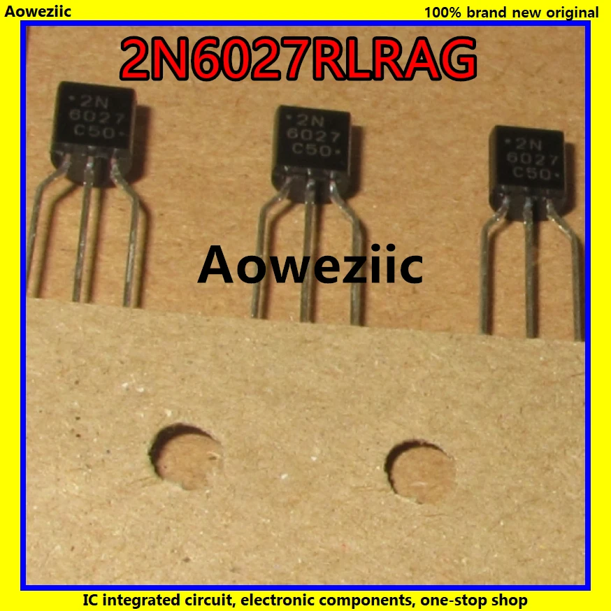 5Pcs/Lot 2N6027RLRAG 2N6027G 2N6027 6027 TO-92 Programmable transistor New Original Product
5Pcs/Lot 2N6027RLRAG 2N6027G 2N6027 6027 TO-92 Programmable transistor New Original Product